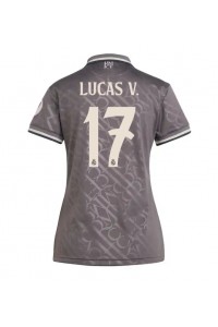 Real Madrid Lucas Vazquez #17 Fotballdrakt Tredje Klær Dame 2024-25 Korte ermer